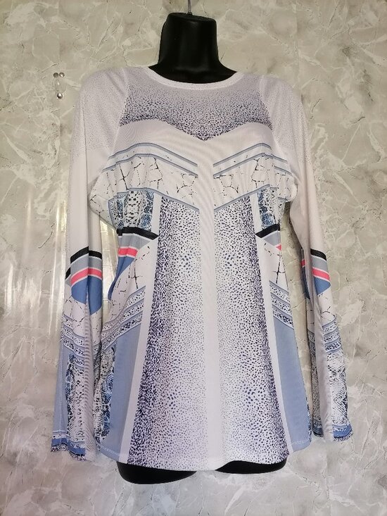 Lucky in Love Tops - Lucky in Love Long Sleeve Tennis Top Large VAPORTEX Moisture Wicking
